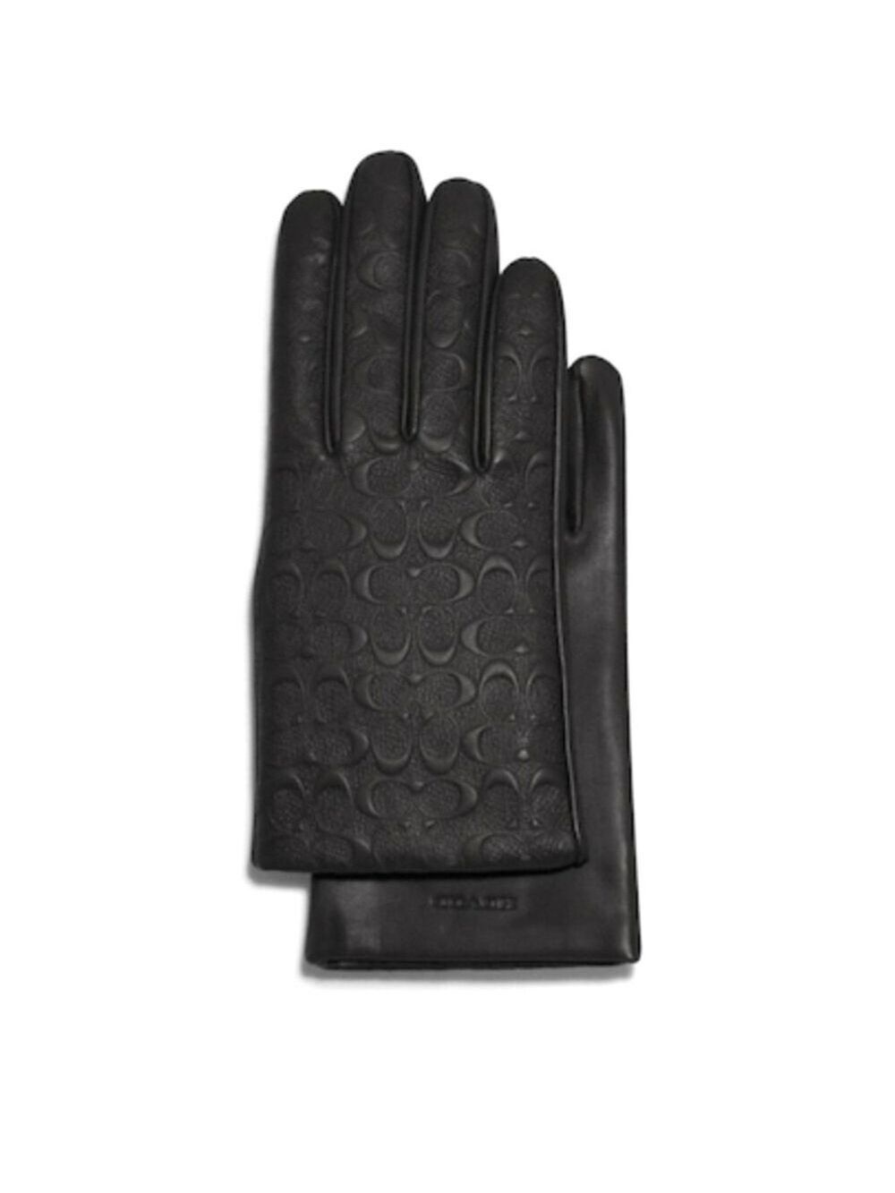 Coach Signature Quilted Leather Tech Gloves Sizes 6.5 & 7 Available